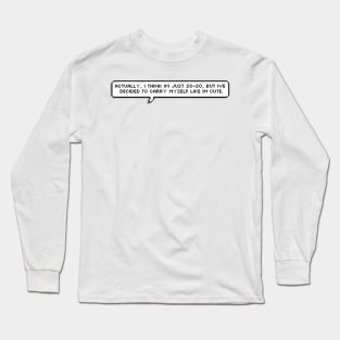 like i'm cute pixel art Long Sleeve T-Shirt